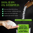thumbnail image 2 of Sales de baño de spa Aromasong Sal del Mar Muerto con aloe orgánico, 8,6 kg, 2 of 8