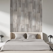 Con-Tact Brand 6 x 12 Vintage Wood Faux Wallboard Wall Tiles, for Kitchen Bedroom 24 Piece