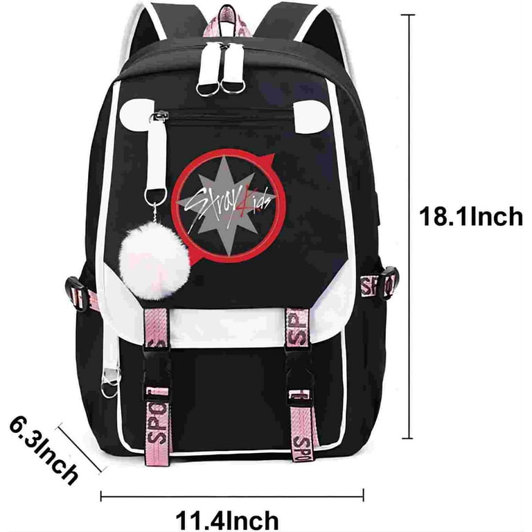Stray Kidss Backpack School Bag Laptop Backpack with USB Port