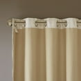 thumbnail image 4 of Victorio Printed Jacquard Grommet Top Total Blackout Curtain Panel, 50" x 108", Off-White, 4 of 5
