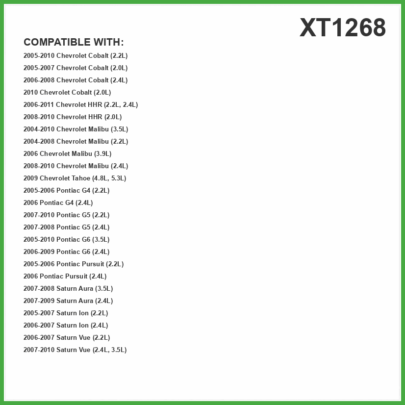 ECOGARD XT1268 Premium Professional Automatic Transmission Filter Kit Fits Chevrolet Cobalt 2.2L 2005-2010, Malibu 2.4L 1997-2010