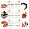 thumbnail image 4 of LIONVISON Mano de práctica para uñas acrílicas, kits de entrenamiento de manos flexibles para práctica de uñas, manos falsas para práctica de uñas, mano de maniquí de uñas móvil con 300 puntas de uñas, 4 of 5