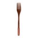 thumbnail image 1 of Kearding Palillos de madera Juego de vajilla de viaje Juego de vajilla de mango largo Tenedor de cocina vintage para niños Adultos Adolescentes Mostrada Horquilla Línea Marrón, 1 of 6