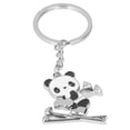 thumbnail image 1 of Metal Keychains, Cute Shaped Fashionable Skiing Style Key Rings for Competition Souvenirs Gifts, 1 of 7