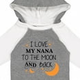 thumbnail image 4 of Inktastic I Love My Nana to the Moon and Back Boys or Girls Long Sleeve Baby Bodysuit, 4 of 5
