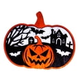 thumbnail image 4 of Adorno de calabaza colgante, recorte de madera ligero, adorno decorativo espeluznante Estilo A, 4 of 9