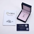 thumbnail image 4 of K-KED Moissanite Necklace for Women A-Z Initial Letter Pendant 925 Sterling Silver, 4 of 9