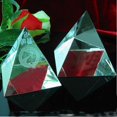 thumbnail image 4 of Crystal Pyramid Prism Clear K9 Cristal artificial Cuadrangular Pisapapeles Óptica Experimento científico de bricolaje, construcción sólida, y Soledad Pirámide cuadrangular, 4 of 8