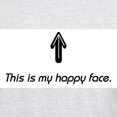 thumbnail image 3 of CafePress - This Is My Happy Face. Ash Grey T Shirt - Men's Classic Graphic T-Shirt, 3 of 4