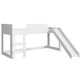 thumbnail image 1 of Cama Individual Resbaladilla Tobogán Mini Loft KingsHouse blanco Matrimonial, 1 of 7