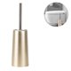 thumbnail image 2 of Cepillo y soporte para inodoro, soporte para cepillo de inodoro Mango de acero inoxidable Cerdas duraderas Limpieza profunda Cepillo de baño compacto Ahorre espacio Buen agarre Antigoteo Adepaton 2035089-2, 2 of 9