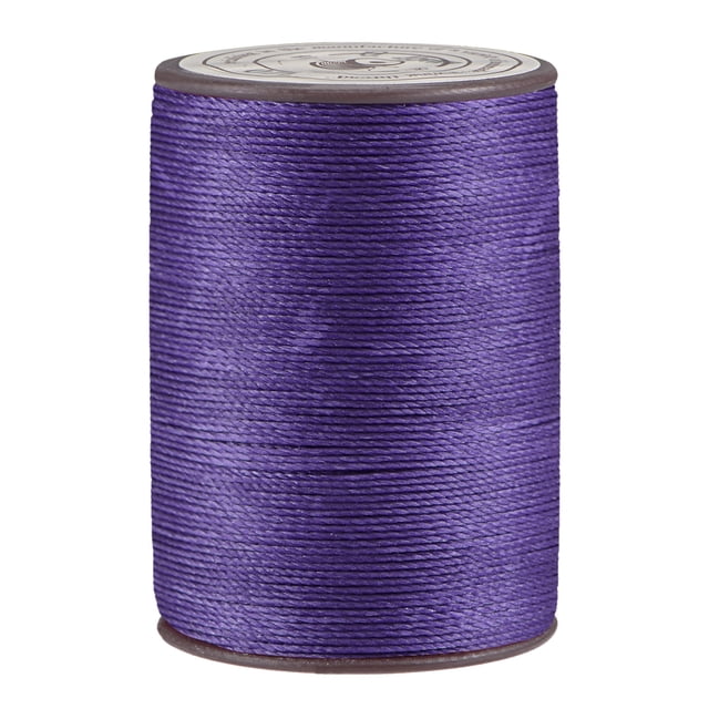 Unique Bargains Thin Waxed Thread 93 Yards 0.65mm Polyester String Cord for Machine Sewing Hand Quilting Weaving, Medium Purple