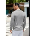 thumbnail image 5 of COOFANDY Knit Polo for Men Long Sleeve Collared Sweater Polo Business Casual Polos with Pocket, 5 of 8