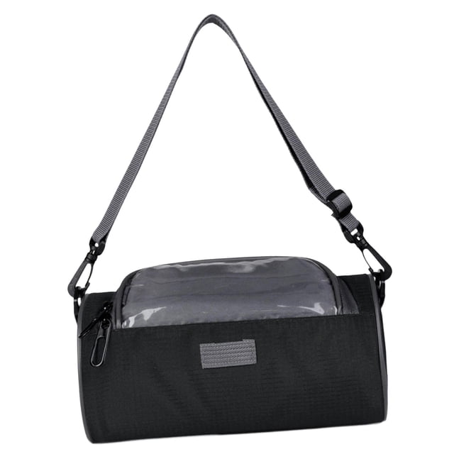 Bolsa para bicicleta, bolsa para manillar, bolsa portátil para teléfono con pantalla táctil, bolsa de almacenamiento impermeable para ciclismo, bolsa negro
