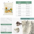 thumbnail image 6 of Yellow Sunflowers Balloon Curtains for Bedroom/Front Door/Bathroom, Daisy Bees Elegant Pastoral Floral Tie Up Curtains 63 Inch Length Light Filtering Kitchen Curtains Shades for Windows 46"x63", 6 of 8