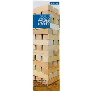 Point Games Crazy Tower - Stacking Tower Game with Fun Roman Column Design-  Toppling Leaning Tower Toy with Dice - Developmental & Interactive Puzzle,  Test Stabilizing Skills- Ages 5+ 