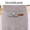 thumbnail image 5 of Durable Kitchen Cooking Apron with Striped Pattern - Stylish and Easy to Clean with Adjustable Straps for Home Use, 5 of 6