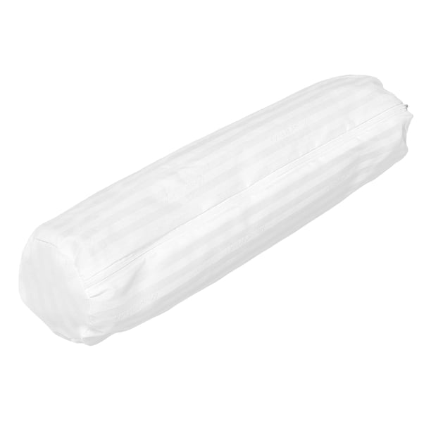 Funda de almohada con relleno para el cuello, funda de almohada cómoda, funda de almohada para el cuerpo, fundas de almohada para cuello redondo, color blanco, 20x80 CM