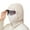Beige, variant on Cold Weather Windproofed Balaclava Thick Insulated Fabric Full Face Protecting For Outdoor Activity Cycling Running