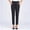c01Black, variant on (XL-5XL) Plus Size Women Dress Pants High Waisted Tapered Pants Business Casual Office Work Slacks Sailor Button Skinny Trousers White XL