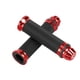 thumbnail image 2 of Motorcycle CNC Aluminum Rubber Handlebar Hand Grips for 7/8" Handle Bar Bike Bicycle Red, 2 of 5