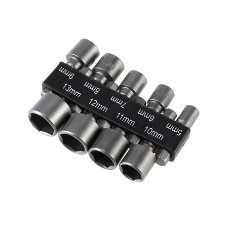 

9 Pcs Screwdriver Bits for Drill Hex Bit Sockets Ratchet Wrench Power Screwdriver Power Socket Hex Adapter