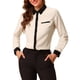 thumbnail image 1 of CAMISA DE TRABAJO DE MANGA LARGA CON BOTONES PARA MUJERES EN BLOQUE DE COLOR XL BEIGE, 1 of 8