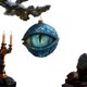 thumbnail image 1 of Ireezec Dragon Eye Christmas Ornament Ball with String Fantasy Mythical Decor for Holiday Tree Medieval Gothic Themed Collectible Glass Bauble Gift, 1 of 3
