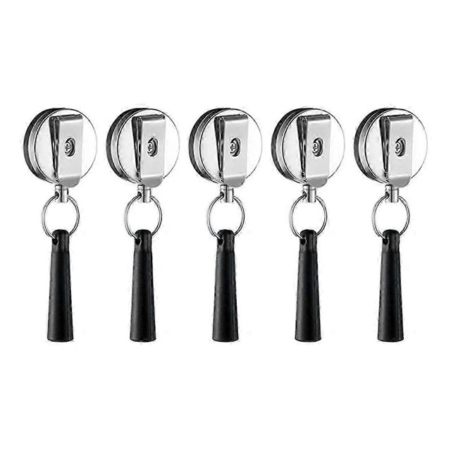 5 Packs Retractable Pen Holder Flexible Pull Pen Portable Elastic Silicone Pencil Holder Stretch Pe