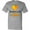AC-Heather Grey, variant on Inktastic Jacksonville Florida Orange in Heart T-Shirt