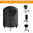 thumbnail image 2 of 70x70cm Couverture Ronde Pour Bbq Extrieur, Protection De Grill Pour Bbq, Rsistante Aux Uv Et L'eau, 210d Oxford Outdoor Bbq Cover Protector, Con, 2 of 4