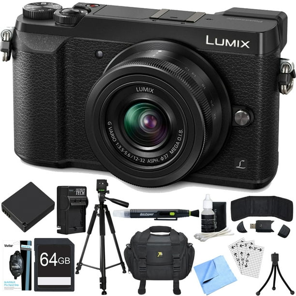 Panasonic LUMIX GX85 4K Mirrorless Interchangeable Lens Black Camera w