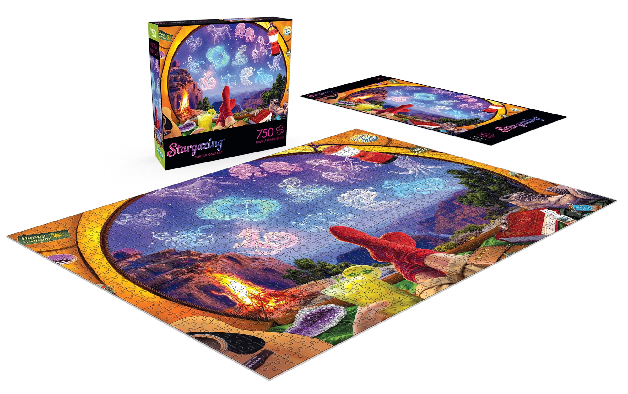 Buffalo Games 750-Piece Stargazing - Celestial Camp Out Interlocking Jigsaw Puzzle