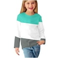 Oksale Girls Shirts 1012 Fall Novelty Print Tees Children Boys Girls