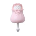 thumbnail image 1 of Perchero Gancho Organizador HappyWare En Forma De Gato Rosa, 1 of 3