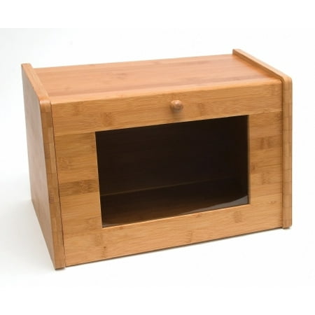 Lipper Bamboo Bread Box with W