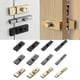thumbnail image 5 of Door Bolt Latch, Slide Bolt Latch,aluminum Alloyslide Latch Lock, Thickened Stainless Steel Sliding Lock compatible with Door, Brush(black 80mm)-B4, 5 of 5