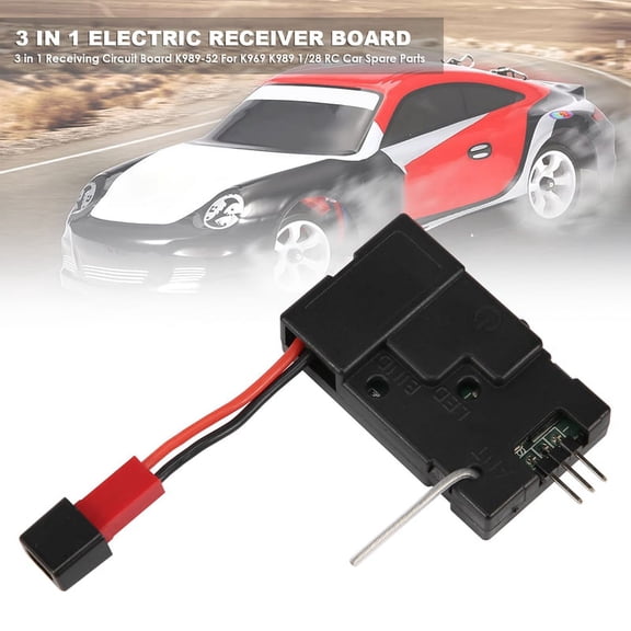 New Version Electric Receiver Board Receiving Circuit Board K989-52 for K969 K989 1/28 RC Car Spare Parts