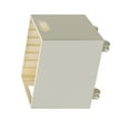 thumbnail image 3 of Caja de almacenamiento de libros con asas laterales dobles, apilable, rodamiento de carga de 50kg, contenedores de almacenamiento de archivos de uso multifuncional con rueda, 3 of 10