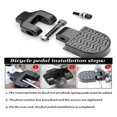 thumbnail image 3 of Mini Bicycle Rear Pedals Aluminium Alloy Folding Foot Rest Bike Non-slip Foot Pedal Quick Release Pedals, 3 of 5