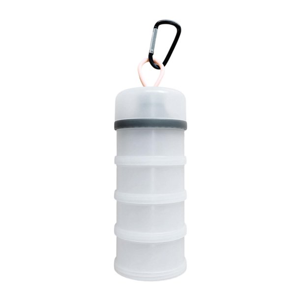 Contenedor de proteínas 4, apilable, hermético, multifuncional, para almacenar alimentos Blanco