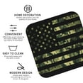 thumbnail image 3 of Rateoe American Flag Camo Drawing Drink Coasters Set of 4 Leather Coasters Spill Protection for Table Desk,Durable and Non Slip Leather Coaster ,4 Inches Drink Mats-Square, 3 of 6
