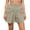 r-1972Khaki477, variant on MEZZALL Women Beach Casual Hot Shorts With Elastic Waistband Lightweight Athletic Running Workout Shorts Boho Solid Color Summer Daily Bottoms