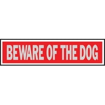 Hy-Ko Products 246355 Aluminum Sign Beware of Dog - 2 x 8 in. - Case of 10