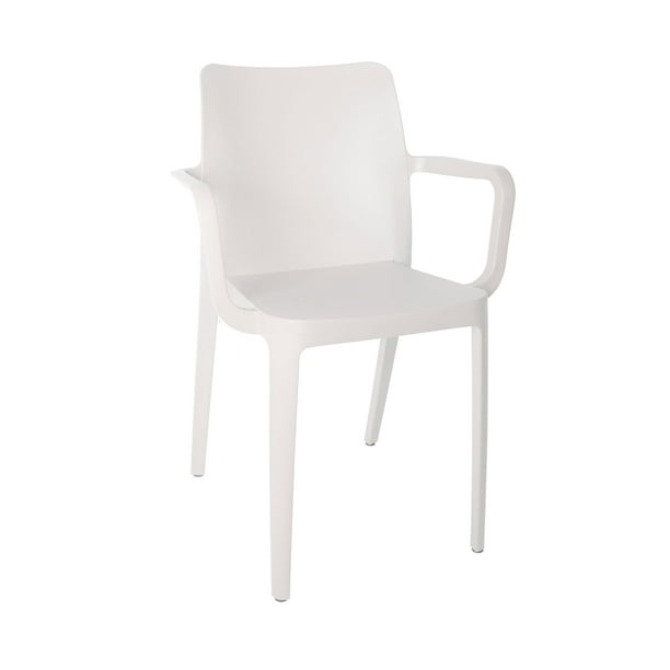 Offiho Silla de Comedor Durable con Descansabrazos Para Exterior e Interior con Protección UV, Modelo Solei OHV60 Offiho SOLEI