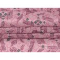 thumbnail image 4 of oneOone Velvet Medium Pink Fabric Geometric Texture Sewing Craft Projects Fabric Prints By Yard 58 Inch Wide, 4 of 5
