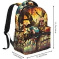 thumbnail image 3 of Canvas Casual Backpacks Anime The Amazing World of Gumball Backpack Lightweight Funny Daypack Travel Bags Gym Daypack, 3 of 7