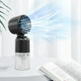 Portable Handheld Misting Fan,Rechargeable Personal Mister Fan, three
