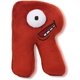 thumbnail image 1 of Números divertidos de peluche negro (1 pieza), muñecas de peluche suaves con letras del alfabeto, juguetes educativos con letras, muñeca de peluche para niños y adultos (R), 1 of 5