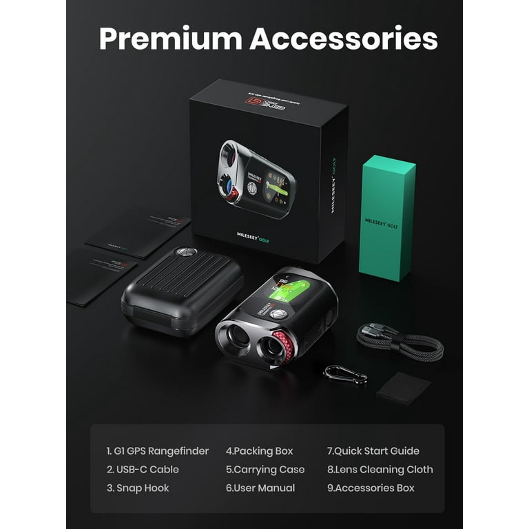 MILESEEY GenePro G1 Touchscreen & GPS Rangefinder with Slope